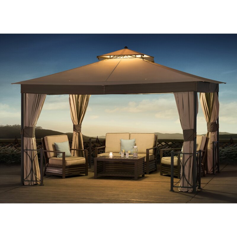 Belcourt+12+Ft.+W+x+10+Ft.+D+Steel+Patio+Gazebo