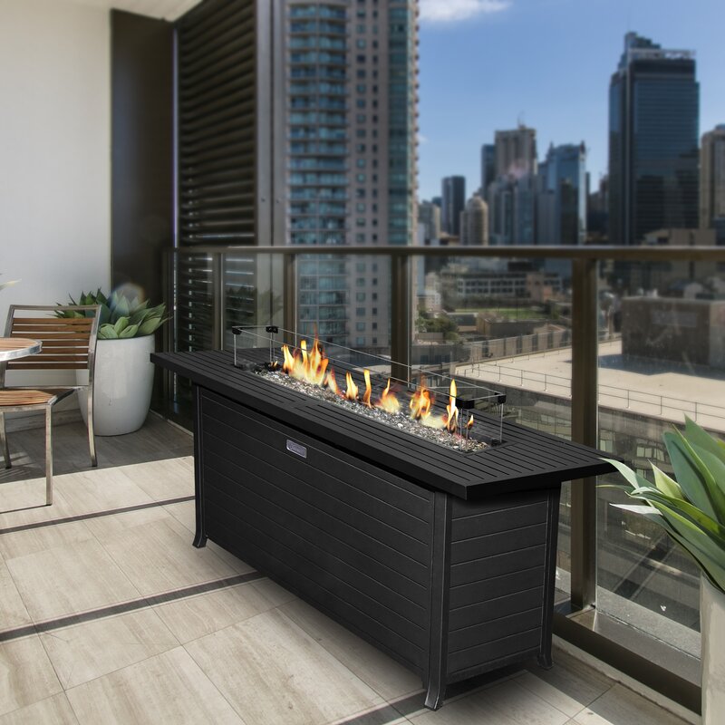 Sunbeam+Aluminum+Propane+Gas+Fire+Pit+Table